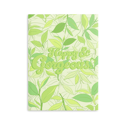 Leafy Green Tea | Hardcover Journal