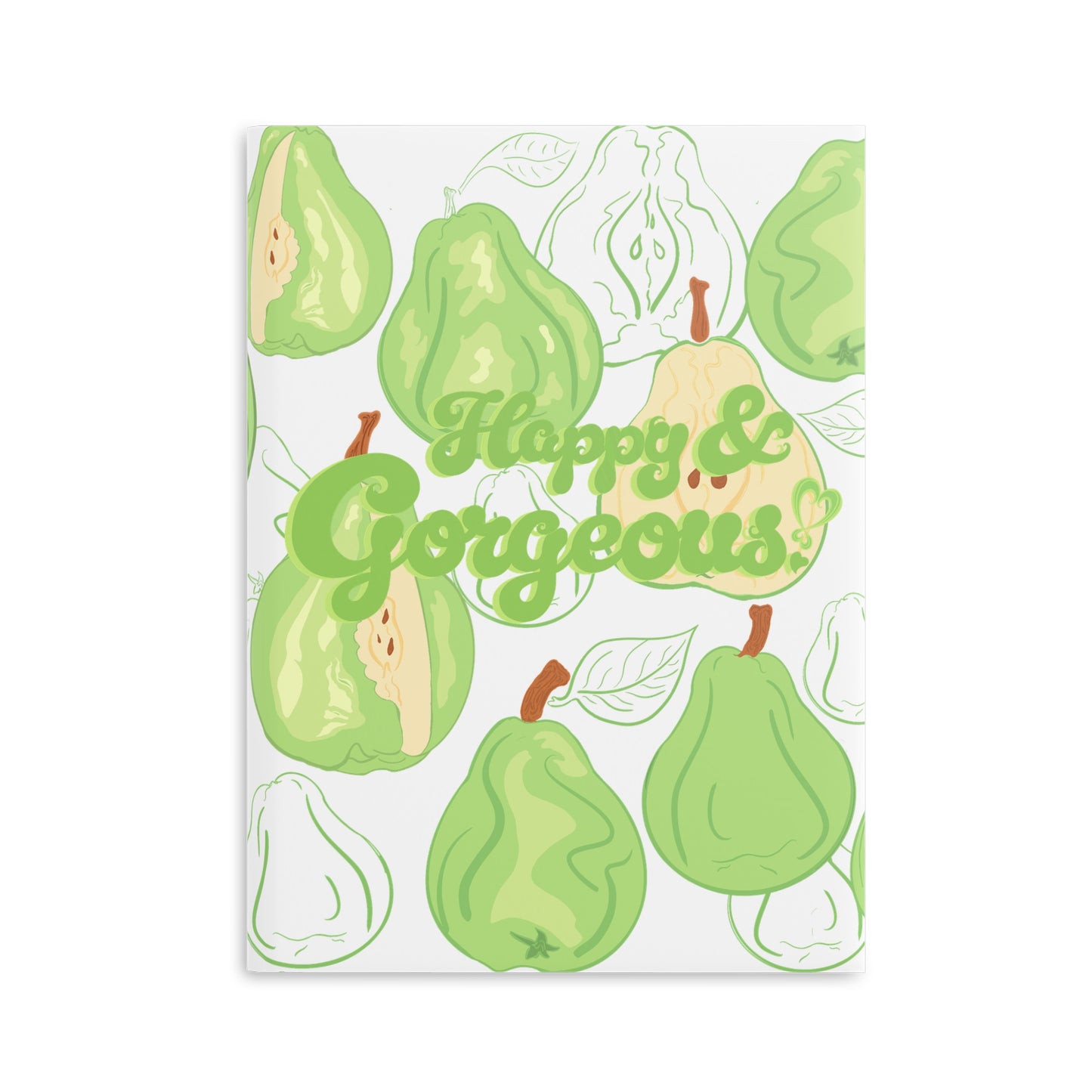 Peaceful Pears | Hardcover Journal