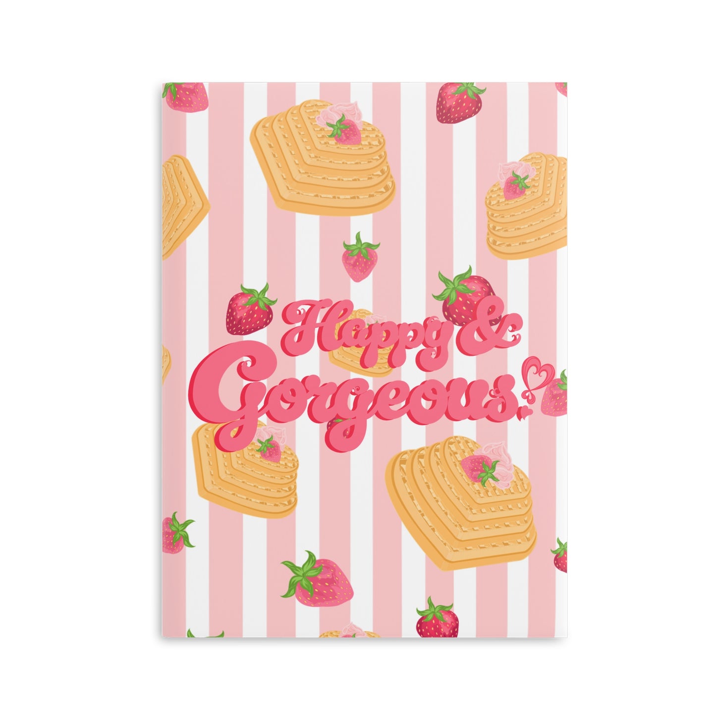 Strawberries & Waffles | Hardcover Journal