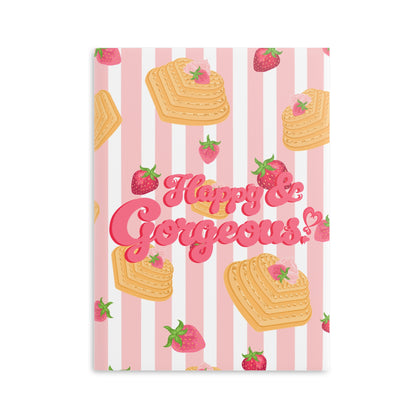 Strawberries & Waffles | Hardcover Journal