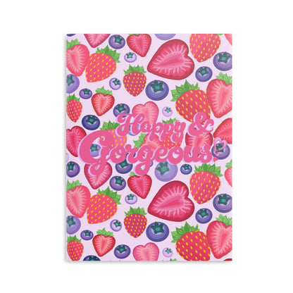 Berry Mixed Emotions | Hardcover Journal