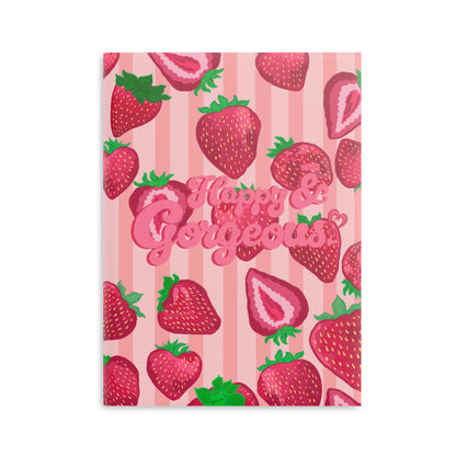 Strawberry Bliss | Hardcover Journal