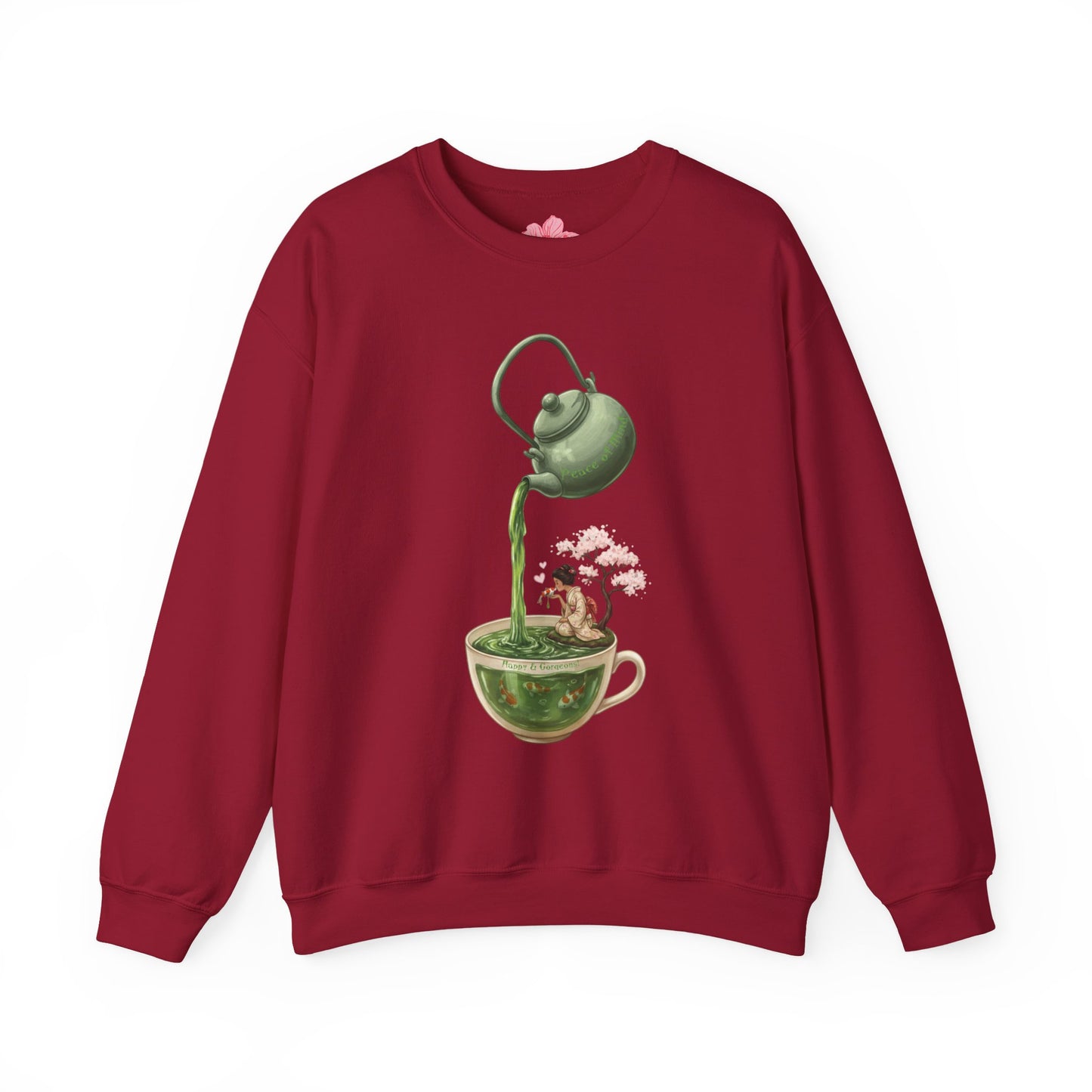 Green Tea Peace of Mind Waterfall | Sweatshirt