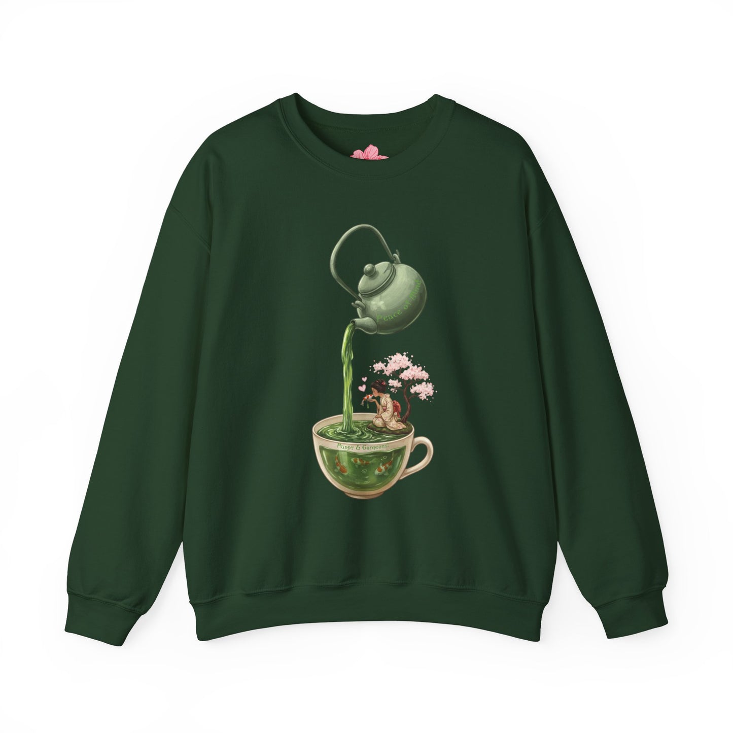 Green Tea Peace of Mind Waterfall | Sweatshirt
