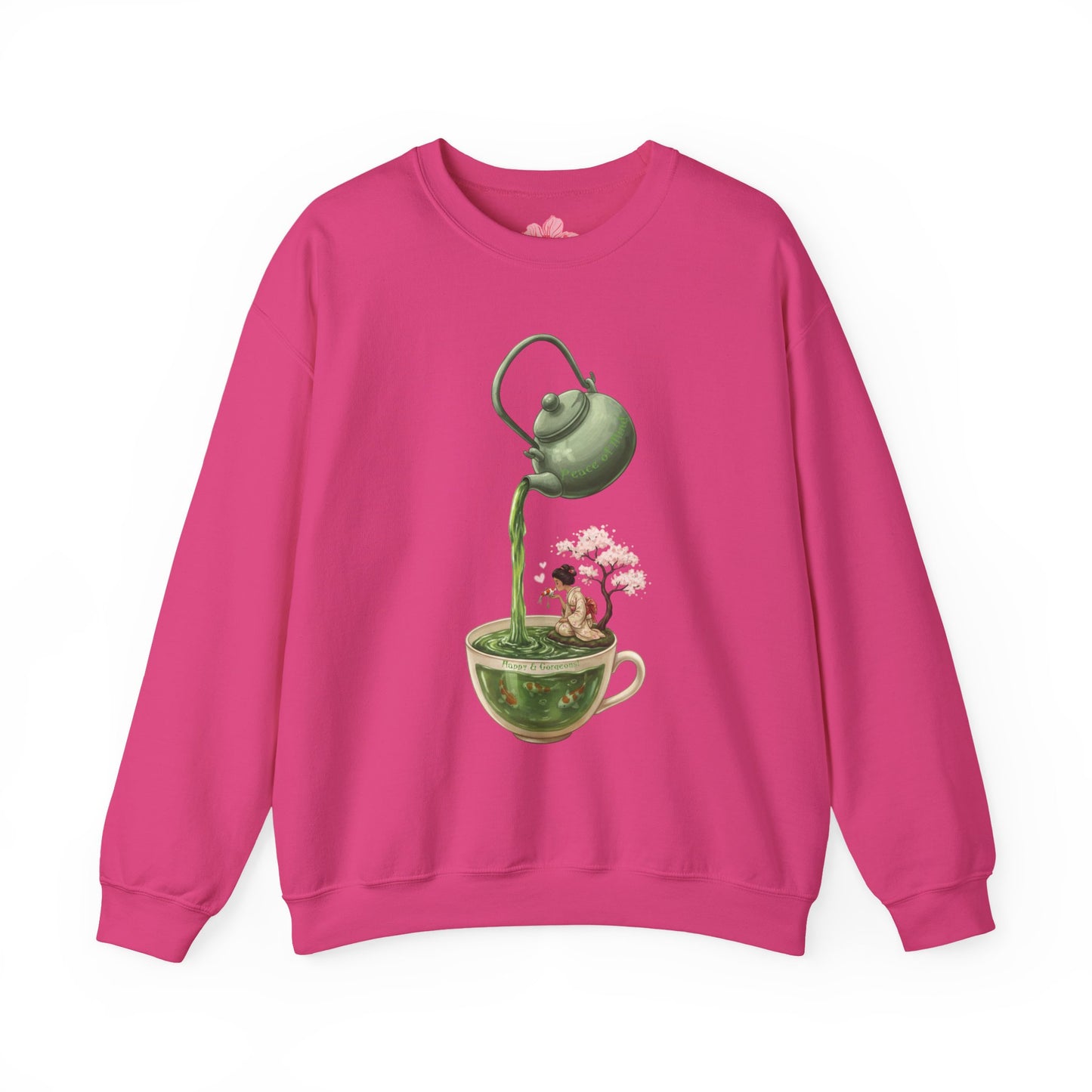 Green Tea Peace of Mind Waterfall | Sweatshirt