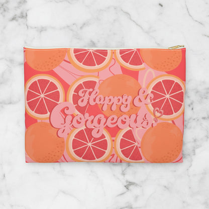 Pink Grateful Grapefruits | Accessory Bag