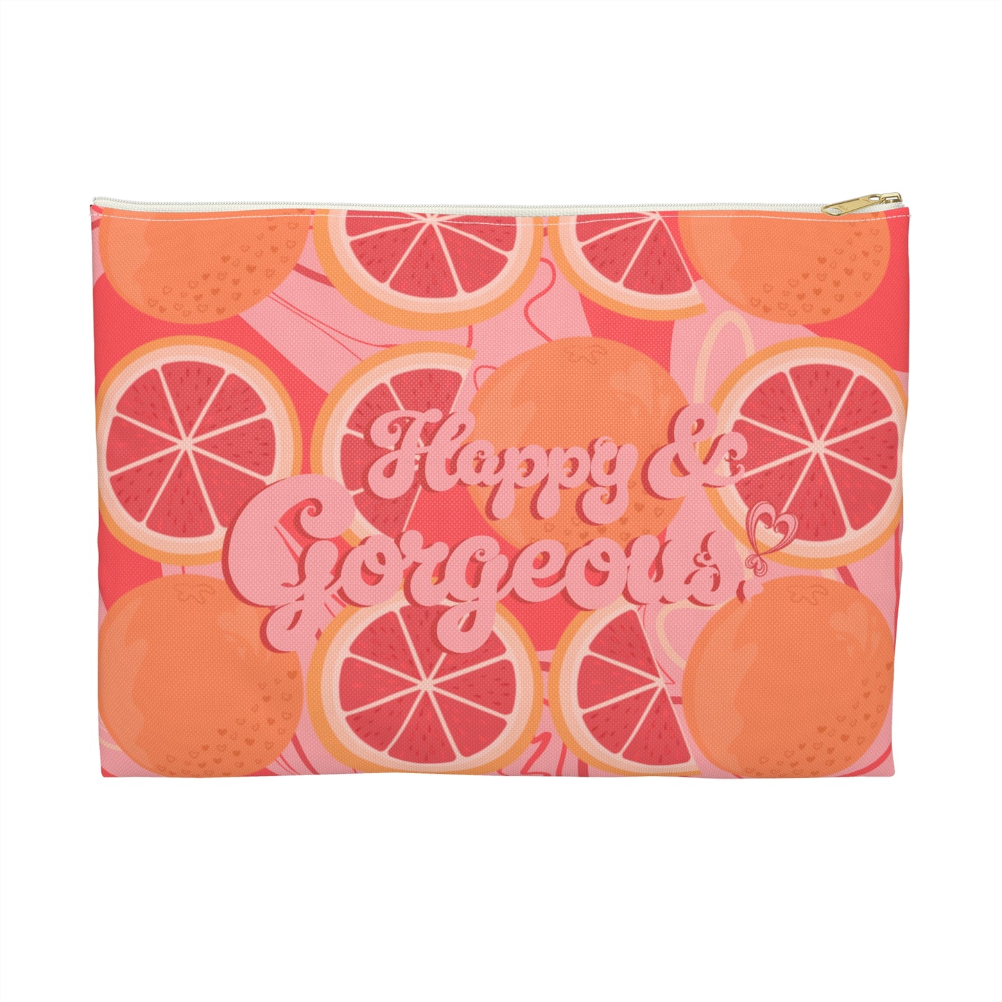 Pink Grateful Grapefruits | Accessory Bag