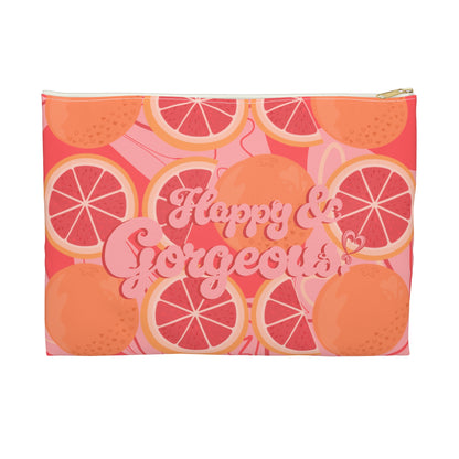 Pink Grateful Grapefruits | Accessory Bag
