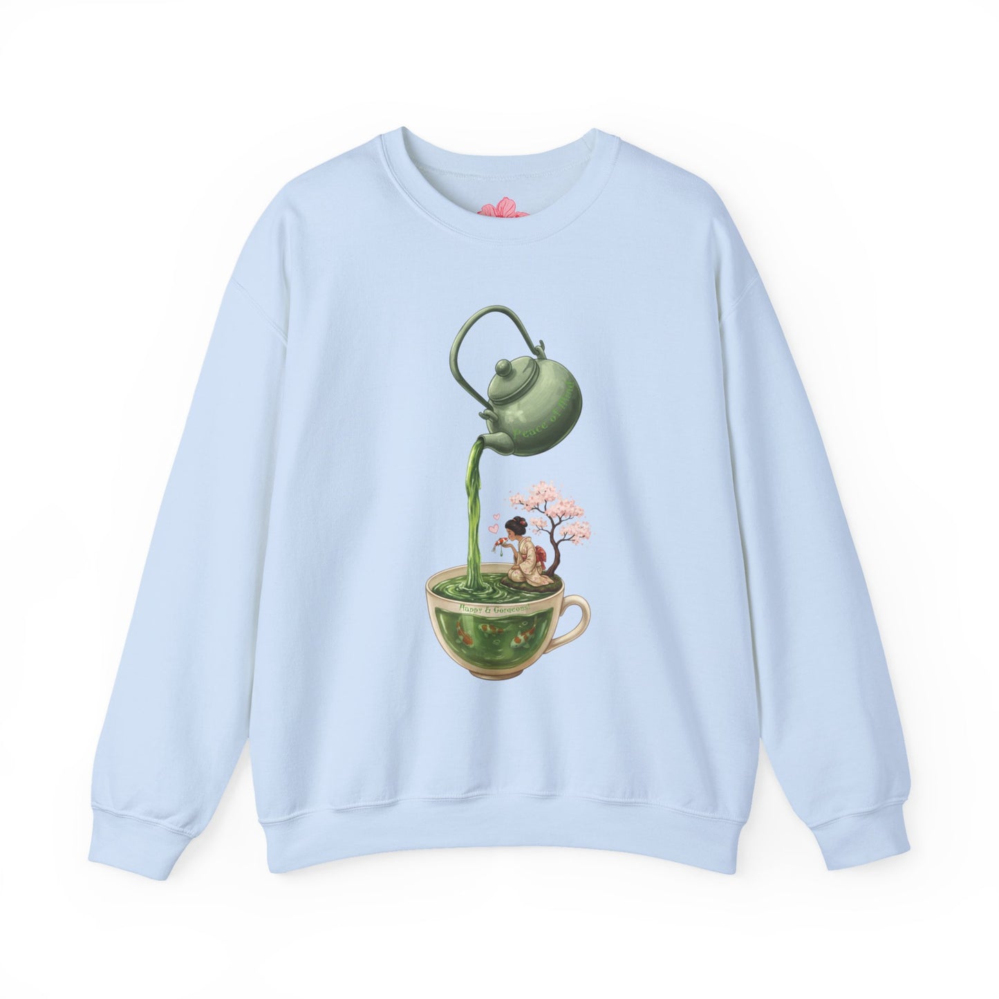 Green Tea Peace of Mind Waterfall | Sweatshirt
