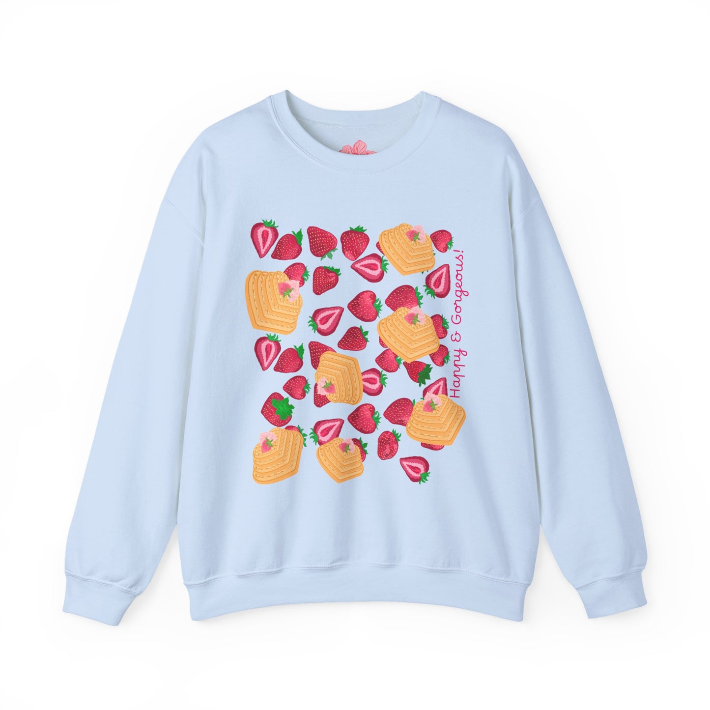 Strawberry Heart Waffles | Sweatshirt