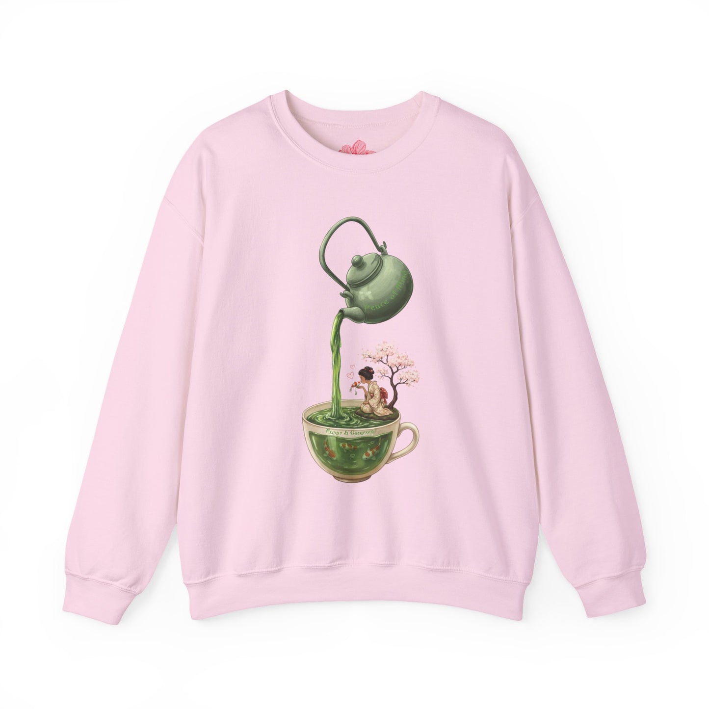 Green Tea Peace of Mind Waterfall | Sweatshirt