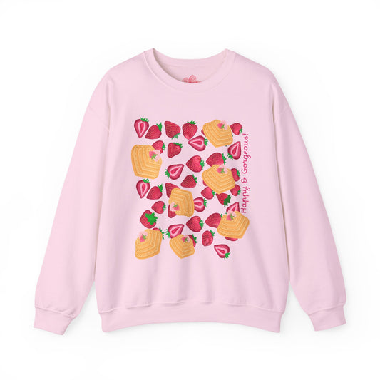 Strawberry Heart Waffles | Sweatshirt