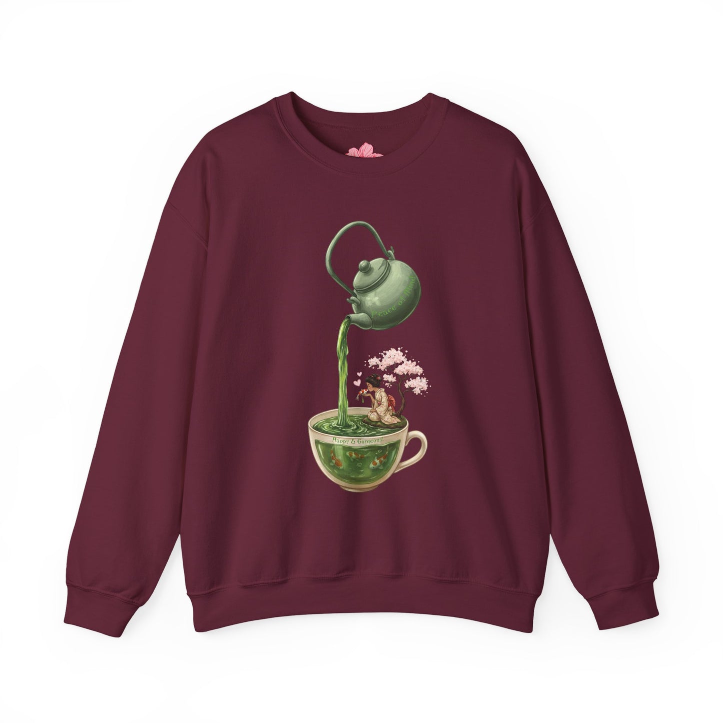 Green Tea Peace of Mind Waterfall | Sweatshirt