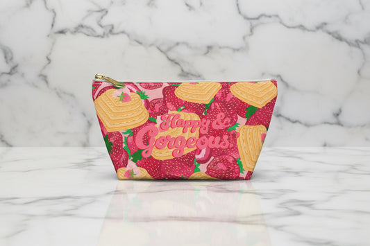 Strawberry Heart Waffles | Beauty Bag