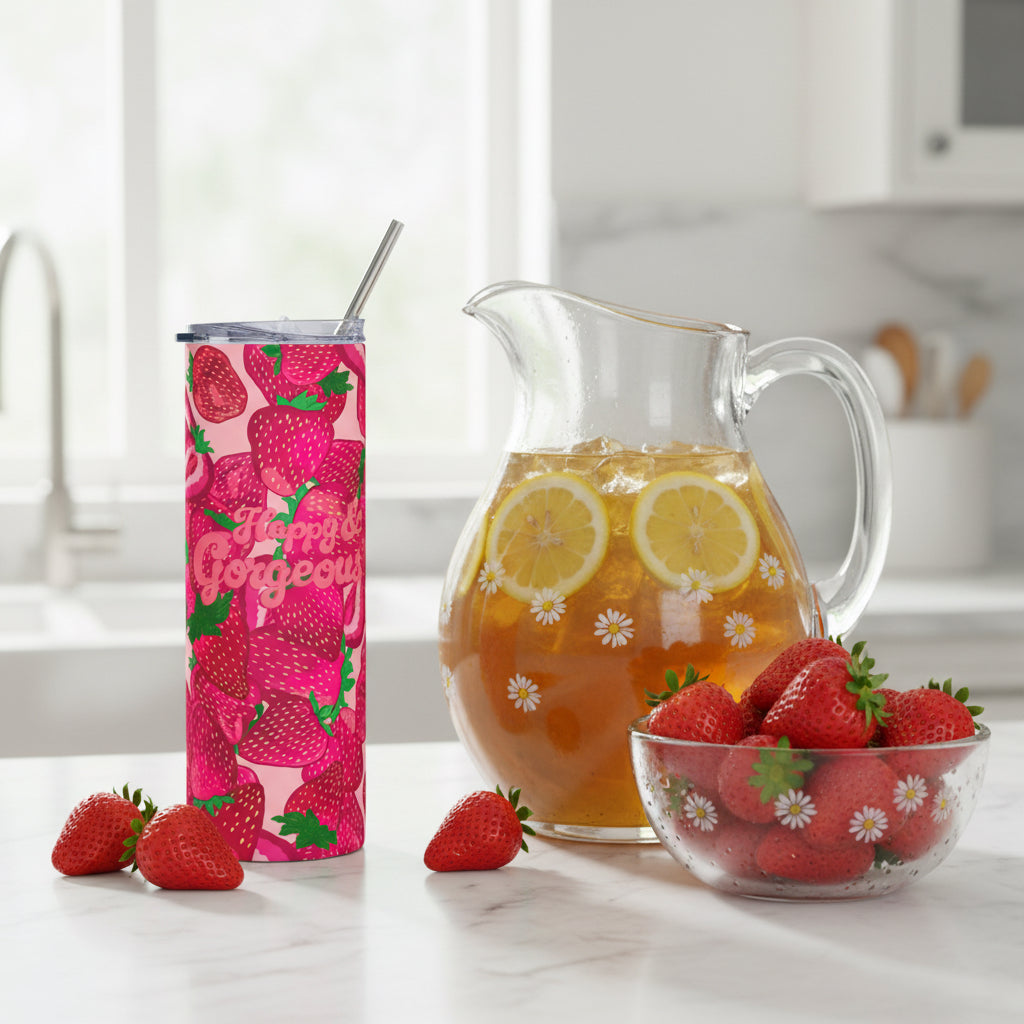 Strawberry Delight | 20oz, Stainless Steel Tumbler