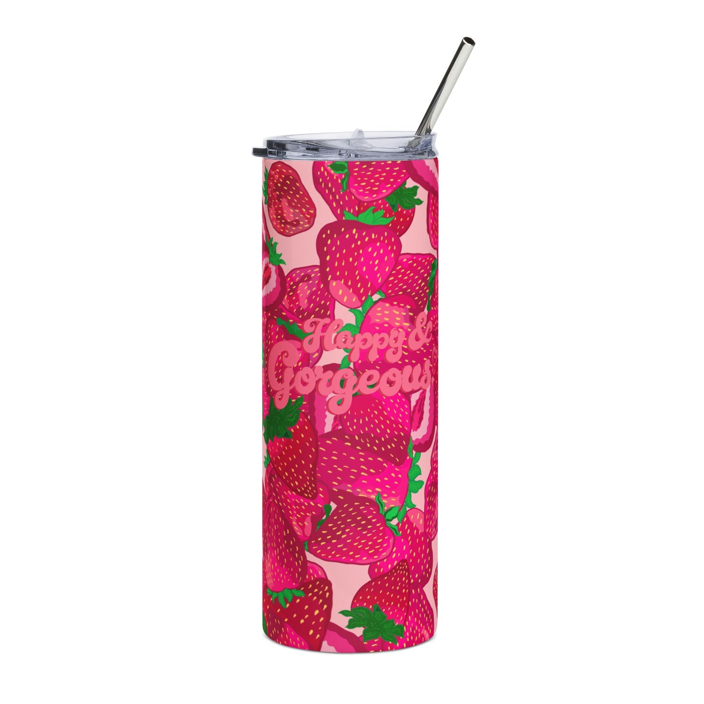 Strawberry Delight | 20oz, Stainless Steel Tumbler