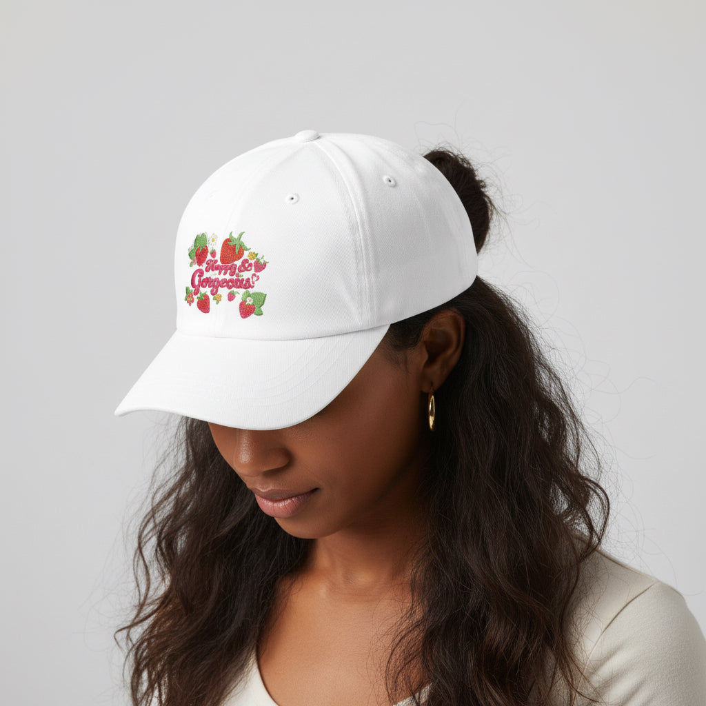 Happy & Gorgeous | Embroidered Hat