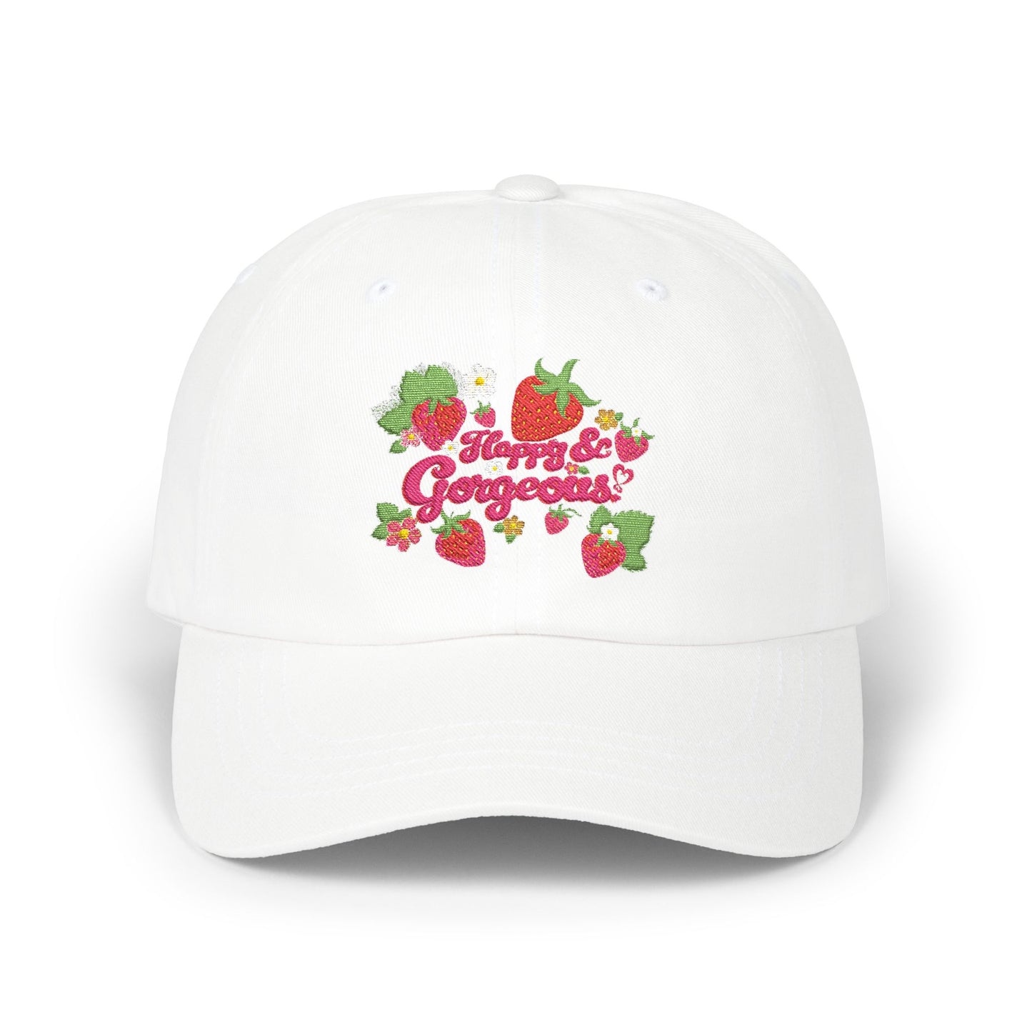 Happy & Gorgeous | Embroidered Hat