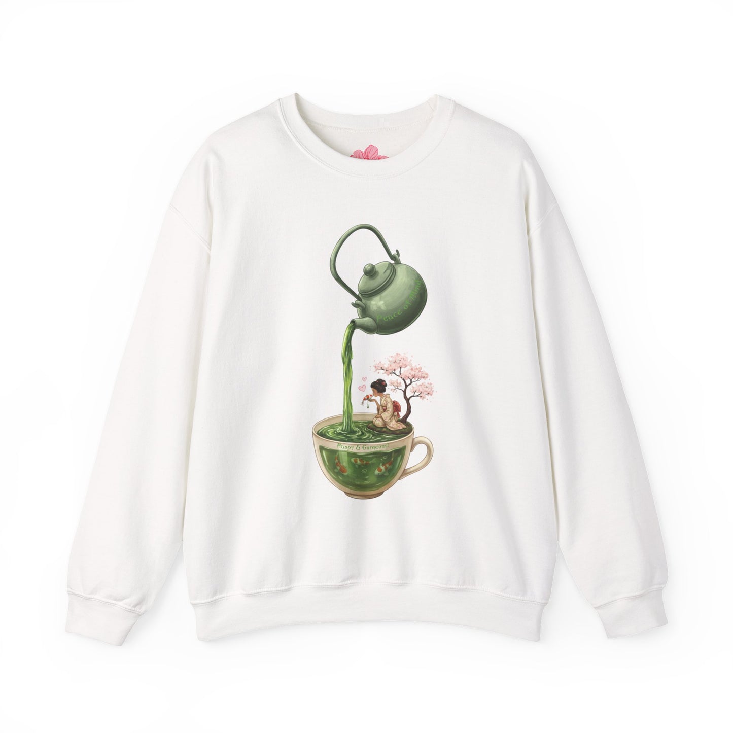 Green Tea Peace of Mind Waterfall | Sweatshirt