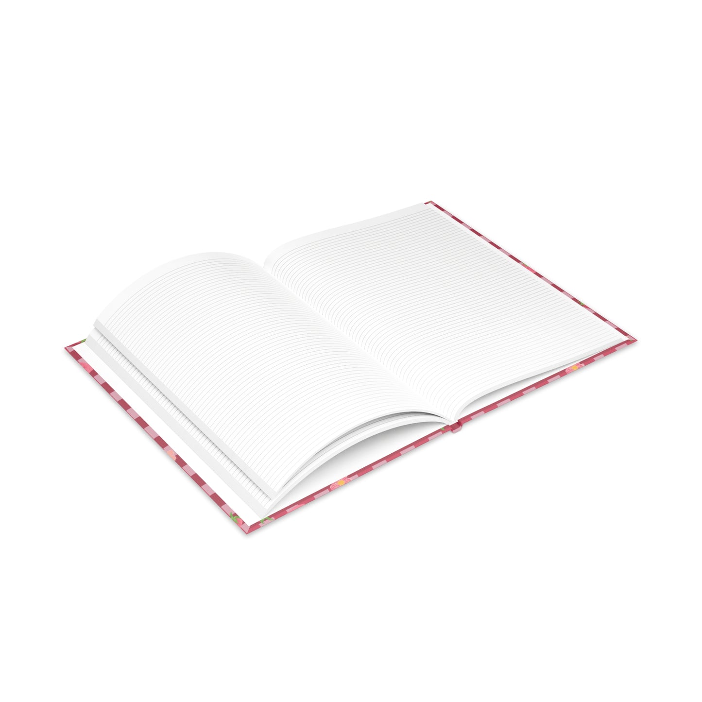 Strawberry Gingham | Hardcover Journal