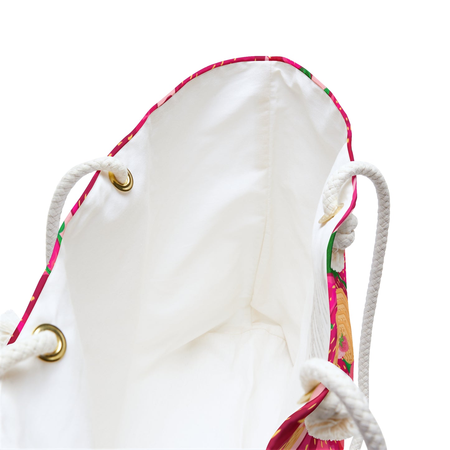 Strawberry Heart Waffles | Weekender Bag