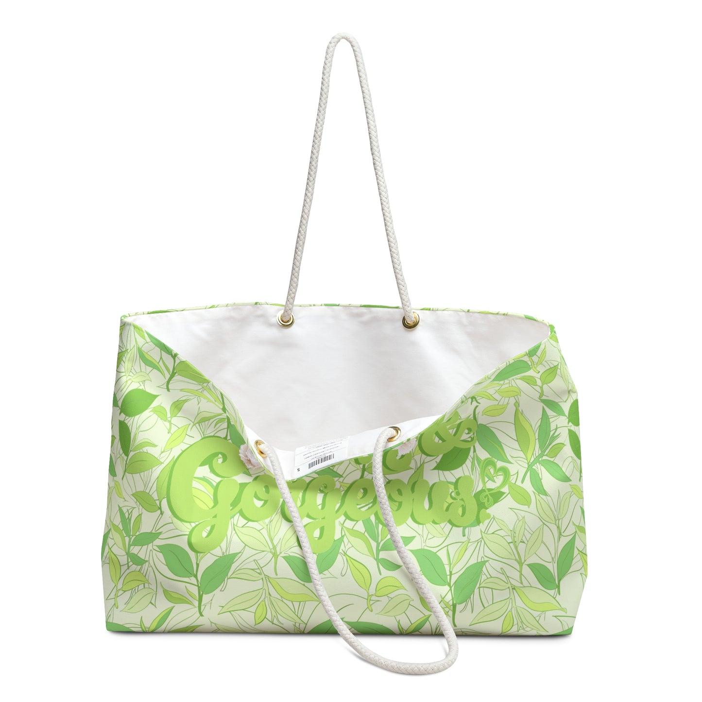 Leafy Green Tea Vibes | Weekender Bag