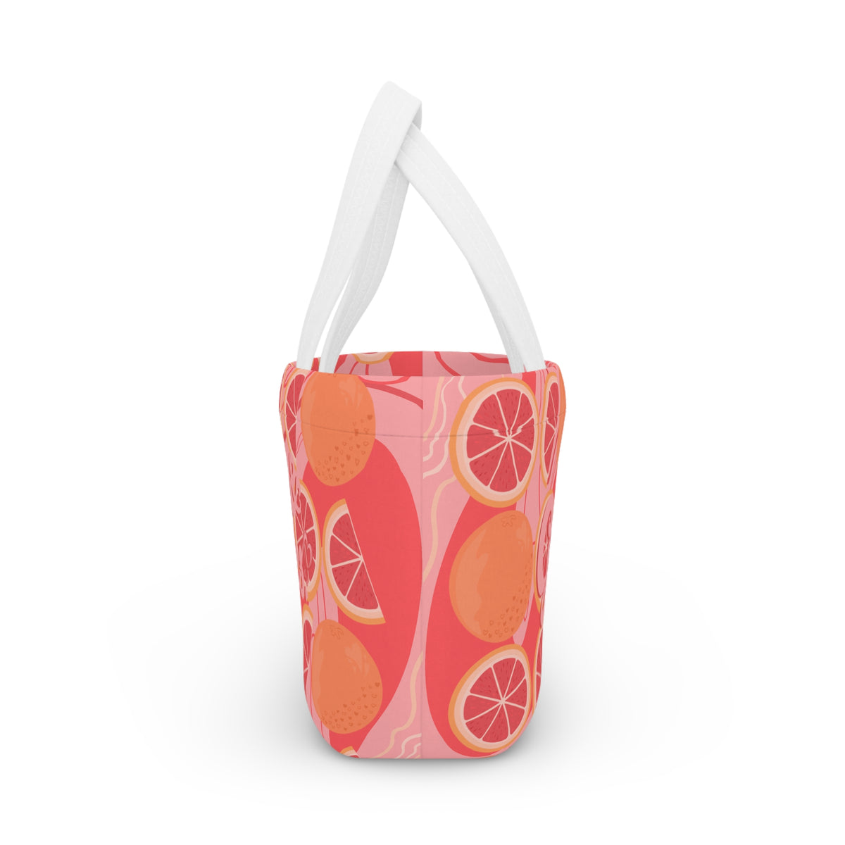 Pink Grateful Grapefruits | Lunch Tote Bag