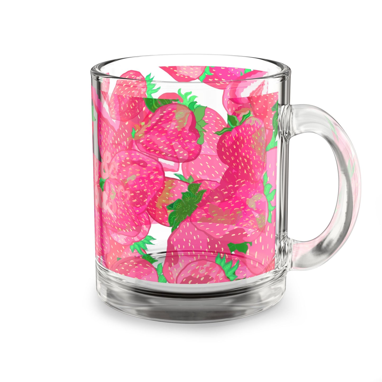Strawberry Delight | 10oz, Glass Mug