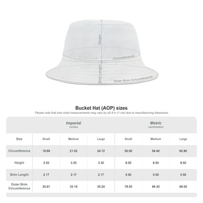XOXO Donut Hugs & Kisses | Bucket Hat